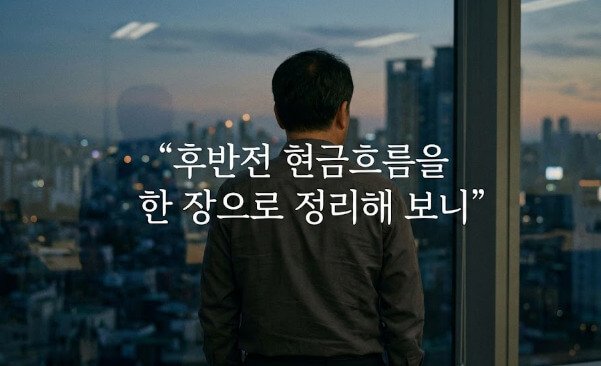 노후를 앞두고 연금, 퇴직금, 개인 준비를 차분히 정리해보는 중년 직장인의 뒷모습